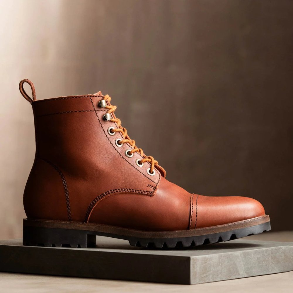 Portland Leather Men's Breaker Boot | Size 11 | Cognac